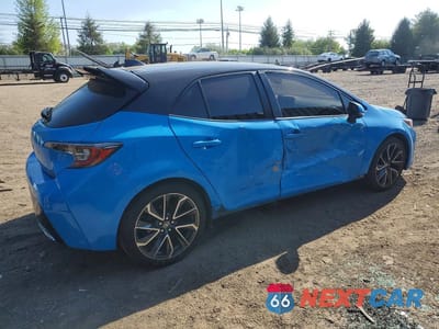 Trzecie zdjęcie samochodu z tyłu: 2019 TOYOTA COROLLA HATCHBACK XSE VIN:JTNK4RBE2K3061289 - miniatura