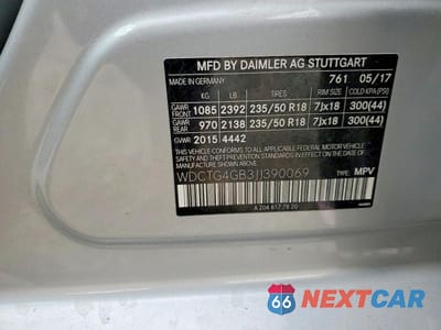 Zdjęcie 13 z 13 samochodu: 2018 MERCEDES-BENZ GLA 250 4MATIC VIN:WDCTG4GB3JJ390069 - miniatura