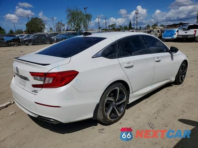 Trzecie zdjęcie samochodu z tyłu: 2021 HONDA ACCORD SPORT VIN:1HGCV2F35MA016112 - miniatura