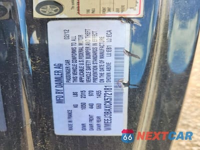 Zdjęcie 12 z 12 samochodu: 2012 SMART FORTWO PURE VIN:WMEEJ3BAXCK572181 - miniatura