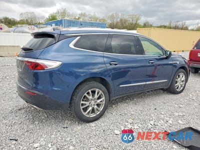 Trzecie zdjęcie samochodu z tyłu: 2022 BUICK ENCLAVE ESSENCE VIN:5GAEVAKW8NJ139729 - miniatura