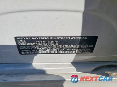 Zdjęcie 13 z 13 samochodu: 2021 BMW 330XI VIN:3MW5R7J08M8B99777 - miniatura