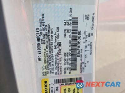 Zdjęcie 12 z 12 samochodu: 2017 LINCOLN CONTINENTAL PREMIERE VIN:1LN6L9VK0H5608403 - miniatura