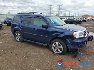 Czwarte zdjęcie samochodu z boku: 2014 HONDA PILOT EXL VIN:5FNYF4H56EB052041 - miniatura
