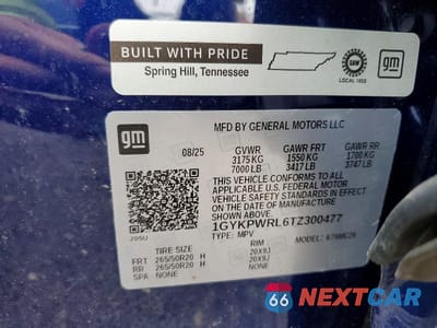 Zdjęcie 13 z 13 samochodu: 2026 CADILLAC LYRIQ PREMIUM SPORT VIN:1GYKPWRL6TZ300477 - miniatura