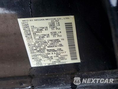 Zdjęcie 12 z 12 samochodu: 2008 NISSAN TITAN XE VIN:1N6AA07C38N310107 - miniatura