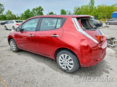 Drugie zdjęcie samochodu z przodu: 2014 NISSAN LEAF S VIN:1N4AZ0CP4EC332151 - miniatura