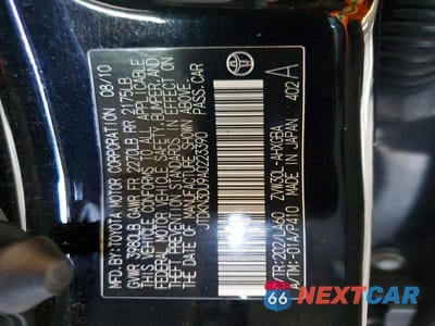 Zdjęcie 13 z 13 samochodu: 2010 TOYOTA PRIUS V VIN:JTDKN3DU9A0223390 - miniatura