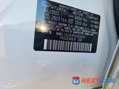 Zdjęcie 12 z 12 samochodu: 2023 HYUNDAI SONATA SEL VIN:KMHL14JA3PA255010 - miniatura