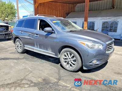 Czwarte zdjęcie samochodu z boku: 2013 INFINITI JX35 BASE VIN:5N1AL0MM4DC310306 - miniatura