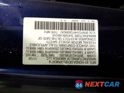 Zdjęcie 12 z 12 samochodu: 2025 HONDA PILOT EXL VIN:5FNYG1H41SB084247 - miniatura