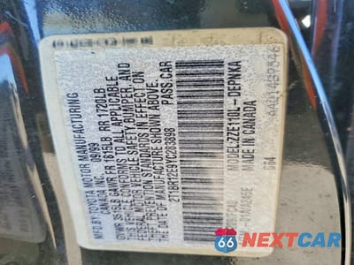 Zdjęcie 12 z 12 samochodu: 2000 TOYOTA COROLLA VE VIN:2T1BR12E9YC283898 - miniatura