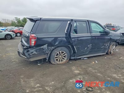 Trzecie zdjęcie samochodu z tyłu: 2021 CHEVROLET TAHOE K1500 LT VIN:1GNSKNKDXMR362491 - miniatura