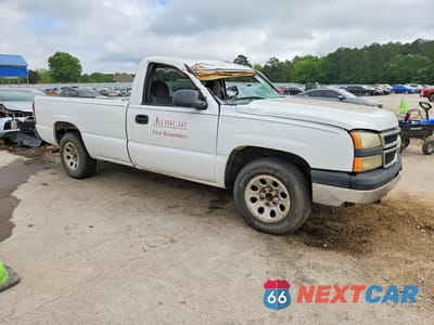 Czwarte zdjęcie samochodu z boku: 2006 CHEVROLET SILVERADO C1500 VIN:3GCEC14V06G242509 - miniatura