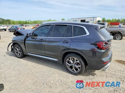 Drugie zdjęcie samochodu z przodu: 2022 BMW X3 XDRIVE30I VIN:5UX53DP00N9M98972 - miniatura