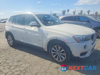 Czwarte zdjęcie samochodu z boku: 2016 BMW X3 XDRIVE28I VIN:5UXWX9C56G0D64100 - miniatura