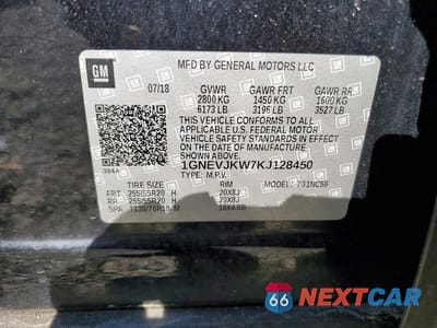 Zdjęcie 13 z 13 samochodu: 2019 CHEVROLET TRAVERSE HIGH COUNTRY VIN:1GNEVJKW7KJ128450 - miniatura