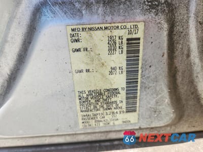Zdjęcie 12 z 12 samochodu: 2018 NISSAN ALTIMA 2.5 SL VIN:1N4AL3AP3JC128439 - miniatura