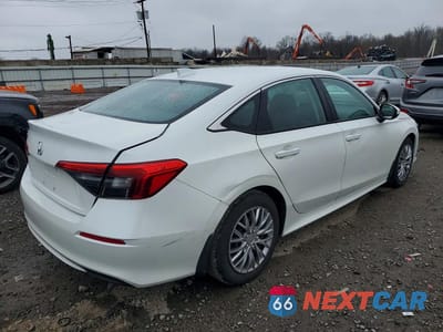 Trzecie zdjęcie samochodu z tyłu: 2023 HONDA CIVIC LX VIN:2HGFE2F25PH539141 - miniatura