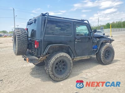 Trzecie zdjęcie samochodu z tyłu: 2012 JEEP WRANGLER SPORT VIN:1C4AJWAG9CL256351 - miniatura