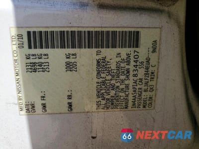 Zdjęcie 12 z 12 samochodu: 2010 NISSAN MAXIMA 3.5 S VIN:1N4AA5AP1AC834407 - miniatura