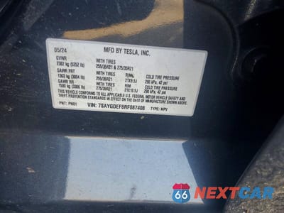 Zdjęcie 14 z 14 samochodu: 2024 TESLA MODEL Y VIN:7SAYGDEF8RF087408 - miniatura
