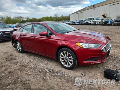 Czwarte zdjęcie samochodu z boku: 2017 FORD FUSION SE VIN:3FA6P0H71HR102674 - miniatura