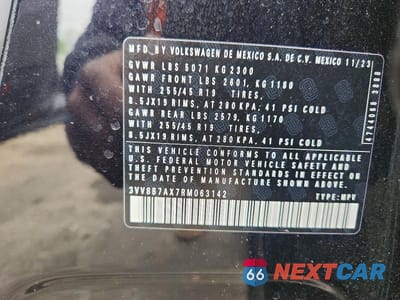 Zdjęcie 13 z 13 samochodu: 2024 VOLKSWAGEN TIGUAN SE R-LINE BLACK VIN:3VV8B7AX7RM063142 - miniatura