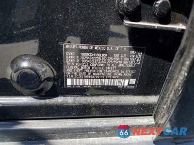 Zdjęcie 13 z 13 samochodu: 2025 HONDA HR-V SPORT VIN:3CZRZ1H58SM700149 - miniatura