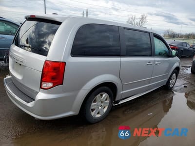 Trzecie zdjęcie samochodu z tyłu: 2012 DODGE GRAND CARAVAN SE VIN:2C4RDGBG3CR162066 - miniatura