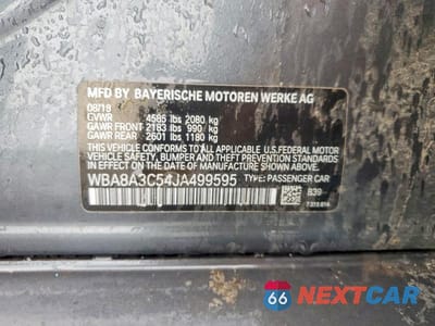Zdjęcie 12 z 12 samochodu: 2018 BMW 320 XI VIN:WBA8A3C54JA499595 - miniatura