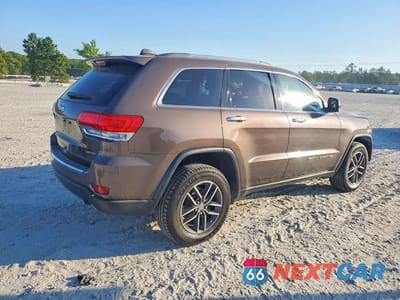 Trzecie zdjęcie samochodu z tyłu: 2018 JEEP GRAND CHEROKEE LIMITED VIN:1C4RJFBG8JC365432 - miniatura