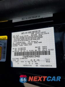 Zdjęcie 12 z 12 samochodu: 2022 FORD MUSTANG VIN:1FA6P8THXN5129403 - miniatura