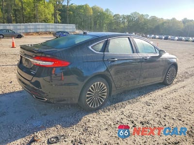 Trzecie zdjęcie samochodu z tyłu: 2018 FORD FUSION TITANIUM VIN:3FA6P0D9XJR161932 - miniatura