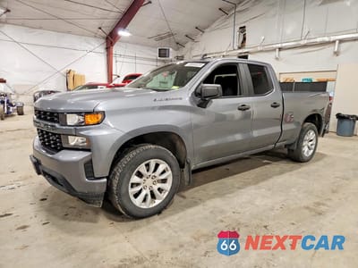 2021 CHEVROLET SILVERADO K1500 CUSTOM 1GCRYBEK8MZ277549 - główne zdjęcie licytacji z USA - miniatura