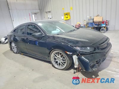 Czwarte zdjęcie samochodu z boku: 2019 HONDA CIVIC LX VIN:2HGFC2F67KH581585 - miniatura