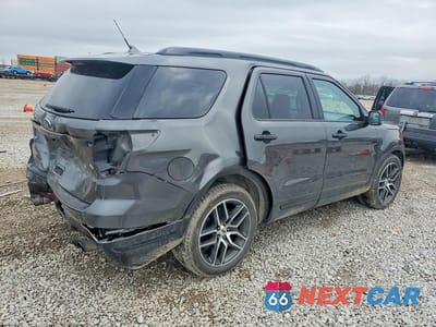 Trzecie zdjęcie samochodu z tyłu: 2018 FORD EXPLORER SPORT VIN:1FM5K8GT4JGA18455 - miniatura