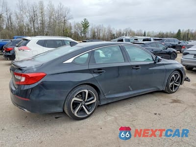 Trzecie zdjęcie samochodu z tyłu: 2020 HONDA ACCORD SPORT VIN:1HGCV1F36LA801411 - miniatura