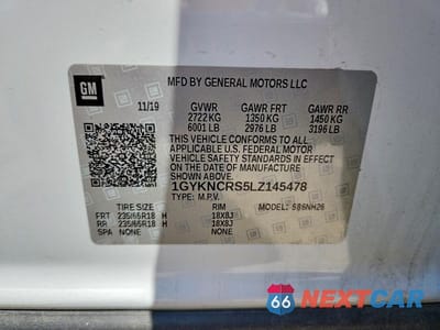 Zdjęcie 13 z 13 samochodu: 2020 CADILLAC XT5 PREMIUM LUXURY VIN:1GYKNCRS5LZ145478 - miniatura