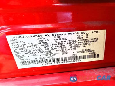 Zdjęcie 13 z 13 samochodu: 2005 NISSAN ALTIMA 3.5 SE VIN:1N4BL11E55C266187 - miniatura