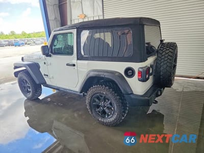 Drugie zdjęcie samochodu z przodu: 2021 JEEP WRANGLER SPORT VIN:1C4GJXAN5MW756585 - miniatura