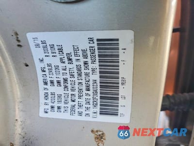 Zdjęcie 12 z 12 samochodu: 2016 HONDA ACCORD LX VIN:1HGCR2F3XGA002344 - miniatura