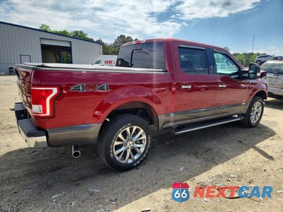 Trzecie zdjęcie samochodu z tyłu: 2017 FORD F150 SUPERCREW VIN:1FTEW1EG0HFC31523 - miniatura
