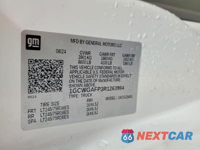 Zdjęcie 13 z 13 samochodu: 2024 CHEVROLET EXPRESS 2500 CARGO DELIVERY VAN VIN:1GCWGAFP3R1263994 - miniatura