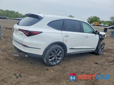 Trzecie zdjęcie samochodu z tyłu: 2022 ACURA MDX A-SPEC VIN:5J8YE1H09NL023492 - miniatura