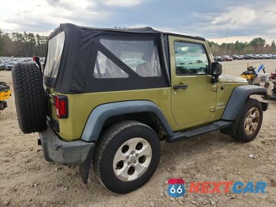 Trzecie zdjęcie samochodu z tyłu: 2013 JEEP WRANGLER SPORT VIN:1C4AJWAG7DL576494 - miniatura