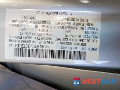 Zdjęcie 12 z 12 samochodu: 2017 MAZDA CX-5 GRAND TOURING VIN:JM3KFBDL0H0217476 - miniatura