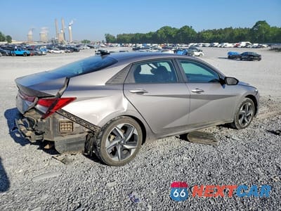 Trzecie zdjęcie samochodu z tyłu: 2023 HYUNDAI ELANTRA SEL VIN:KMHLS4AG6PU613734 - miniatura