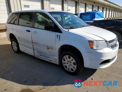 Czwarte zdjęcie samochodu z boku: 2014 DODGE GRAND CARAVAN SE VIN:2C7WDGBG5ER360818 - miniatura