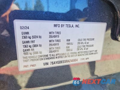 Zdjęcie 13 z 13 samochodu: 2024 TESLA MODEL Y VIN:7SAYGDEEXRA246904 - miniatura